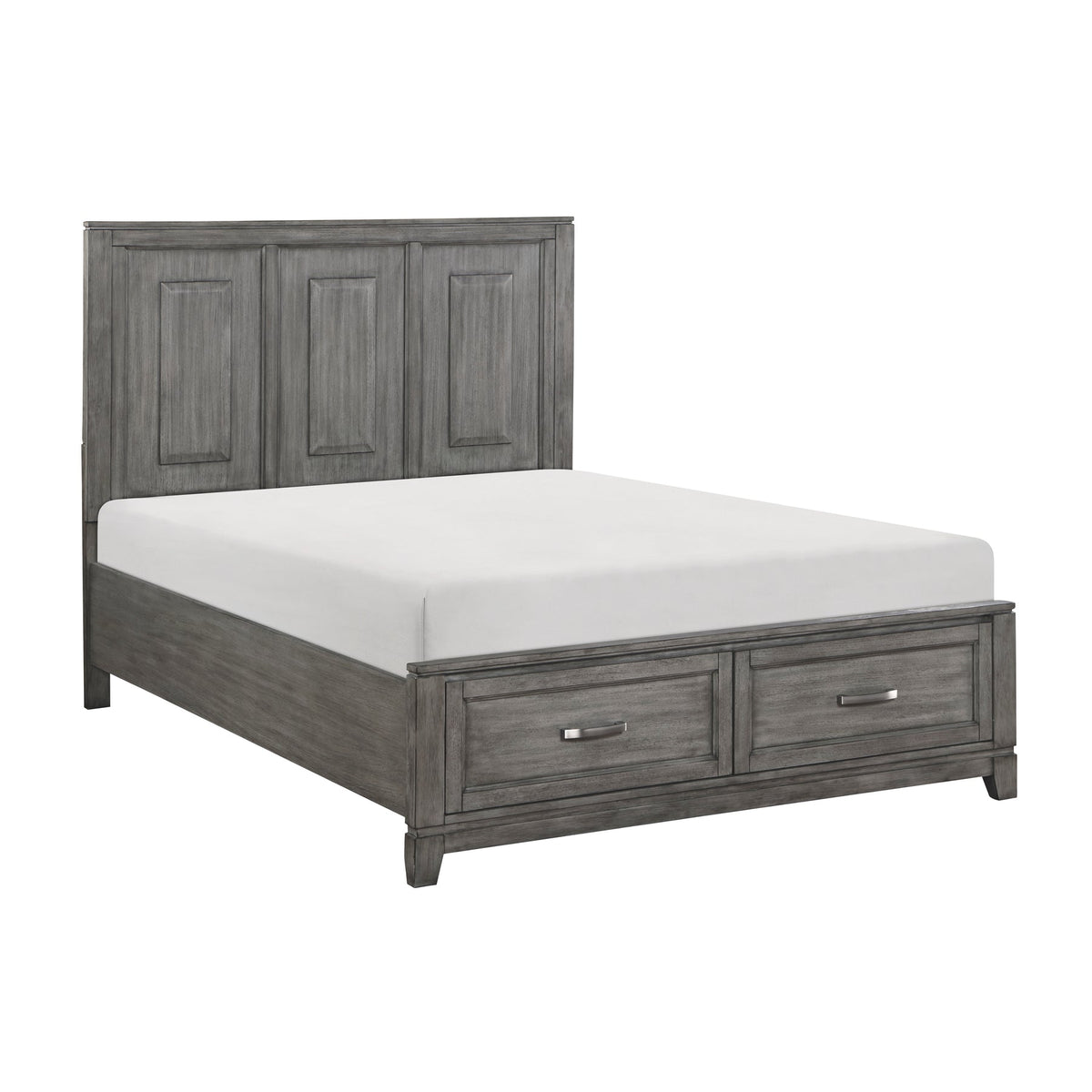 Garretson gray storage platform bed
