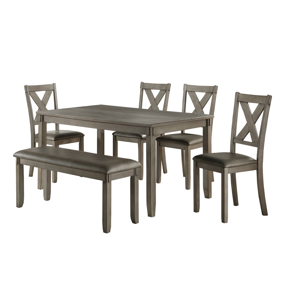 Homelegance Holders 5693 gray six-piece dining set
