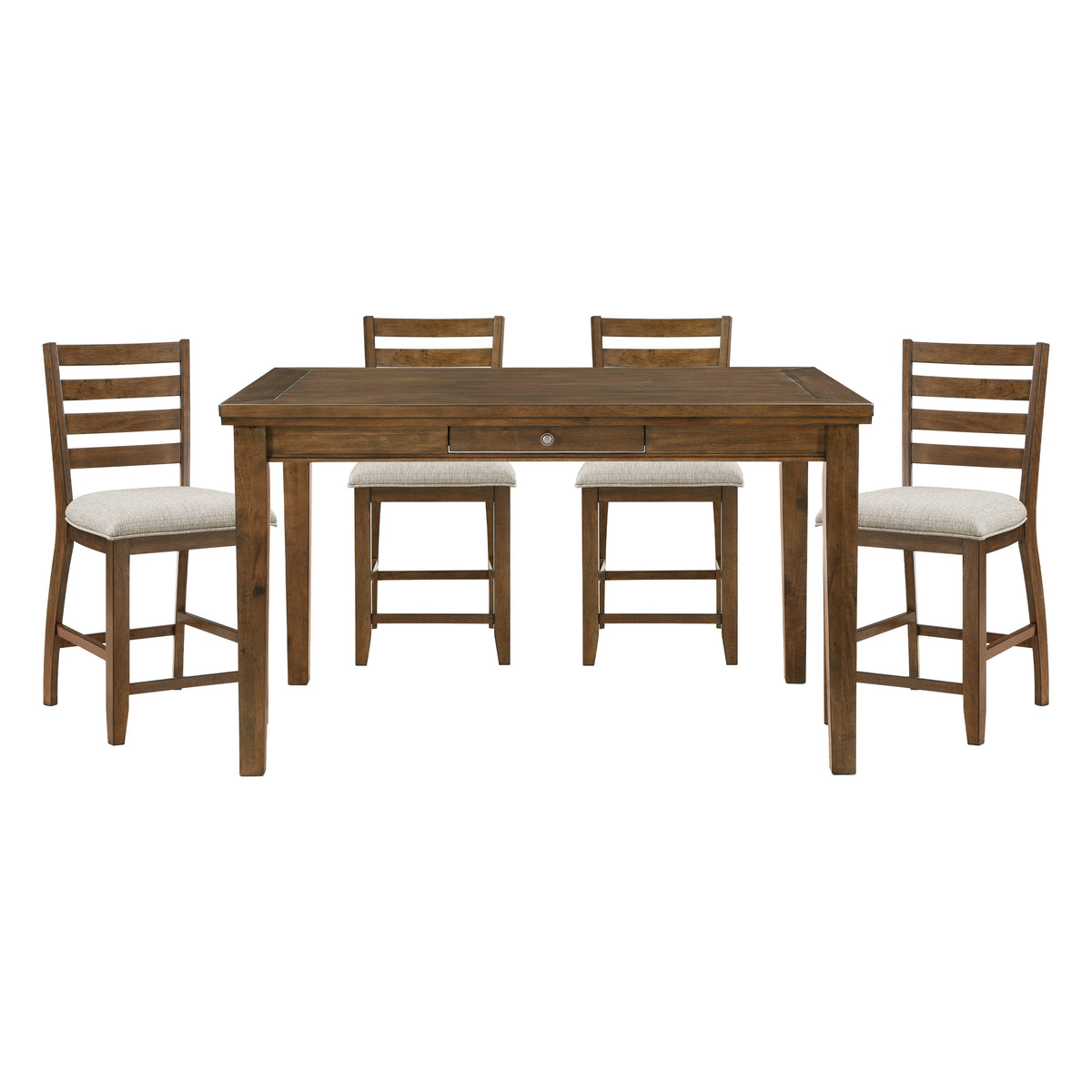 Tigard Cherry Counter Height 5-Piece Set