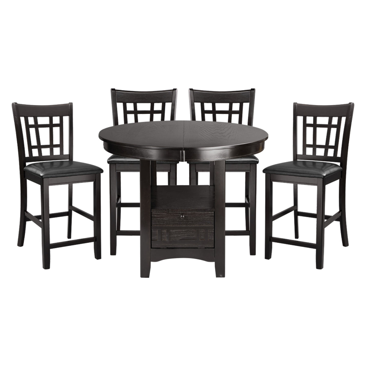 Homelegance espresso dining set