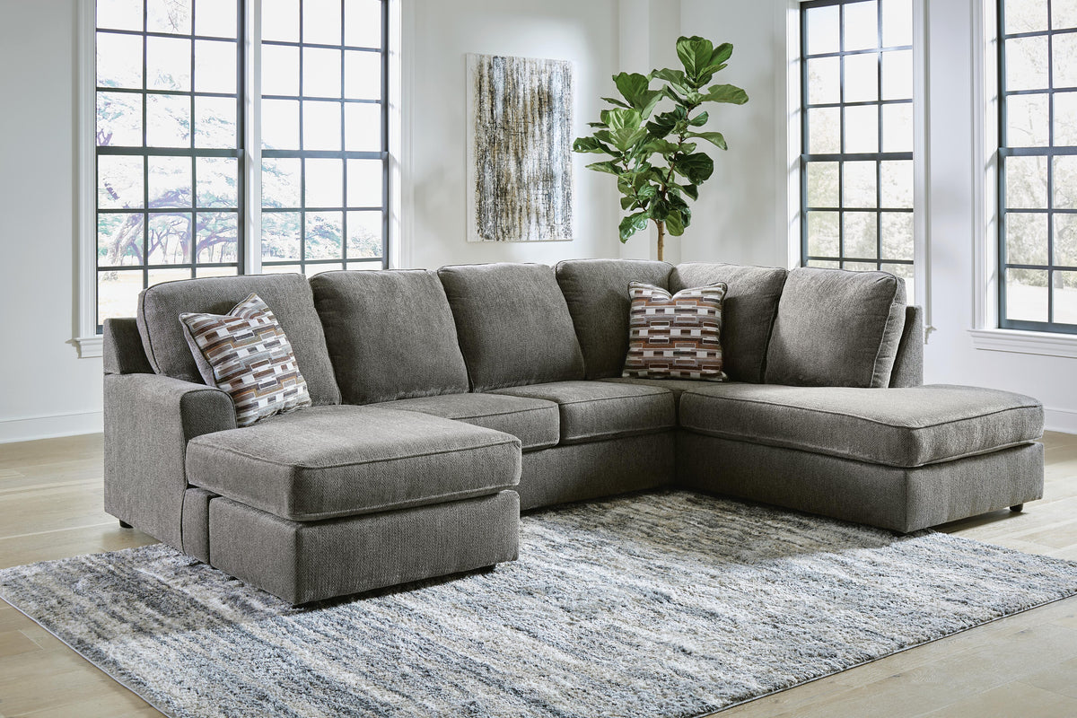 Ashley O'Phannon Putty 2-piece sectional with chaise – product view