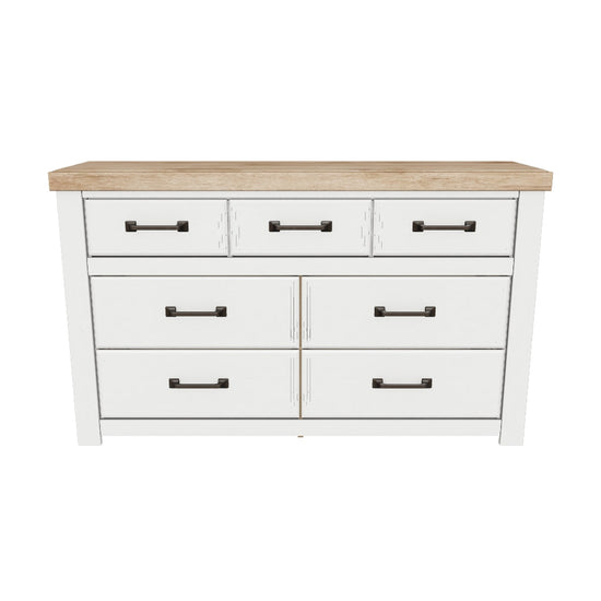 Savonport Dresser — White/Brown — Ashley B4615-31 (dresser only)