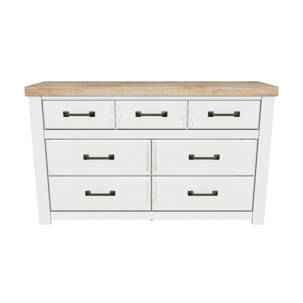 Savonport Dresser — White/Brown — Ashley B4615-31 (dresser only)