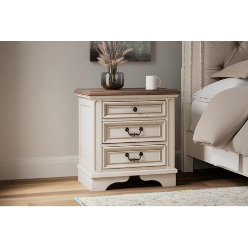 Ashley Realyn B743-93 three drawer nightstand