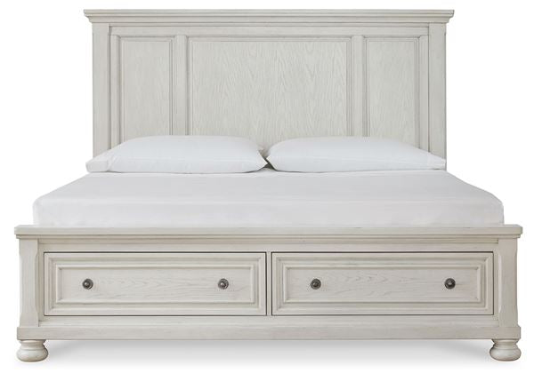 Ashley Robbinsdale B742B24 Queen panel storage bed view 5