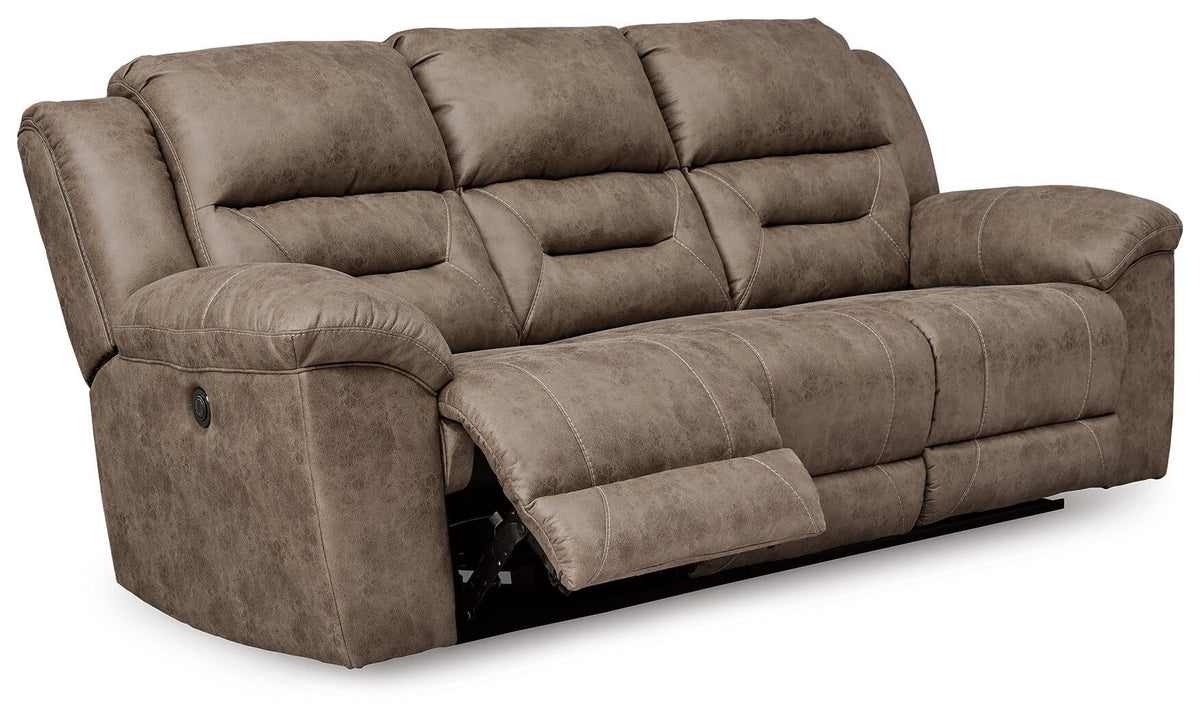 Stoneland Fossil power reclining sofa and loveseat
