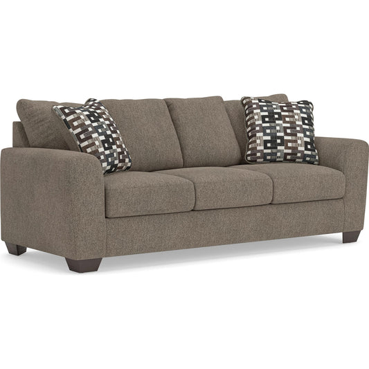 Benchcraft Triston-Peaks Suede sofa and loveseat set – exact image 1