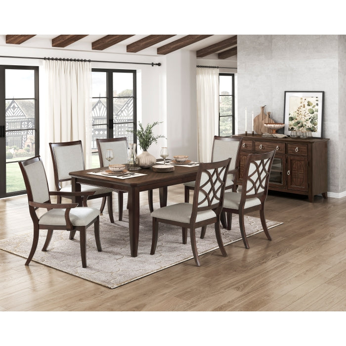 Claymont manufacturer room photo; pictured armchairs not included, packages use side chairs
