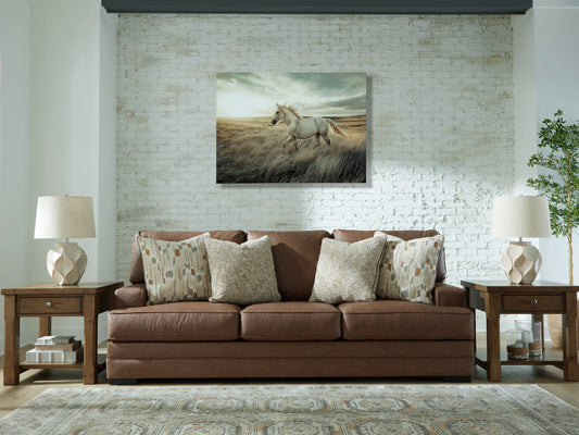 Ashley VillaCourt Caramel Sofa 7490938