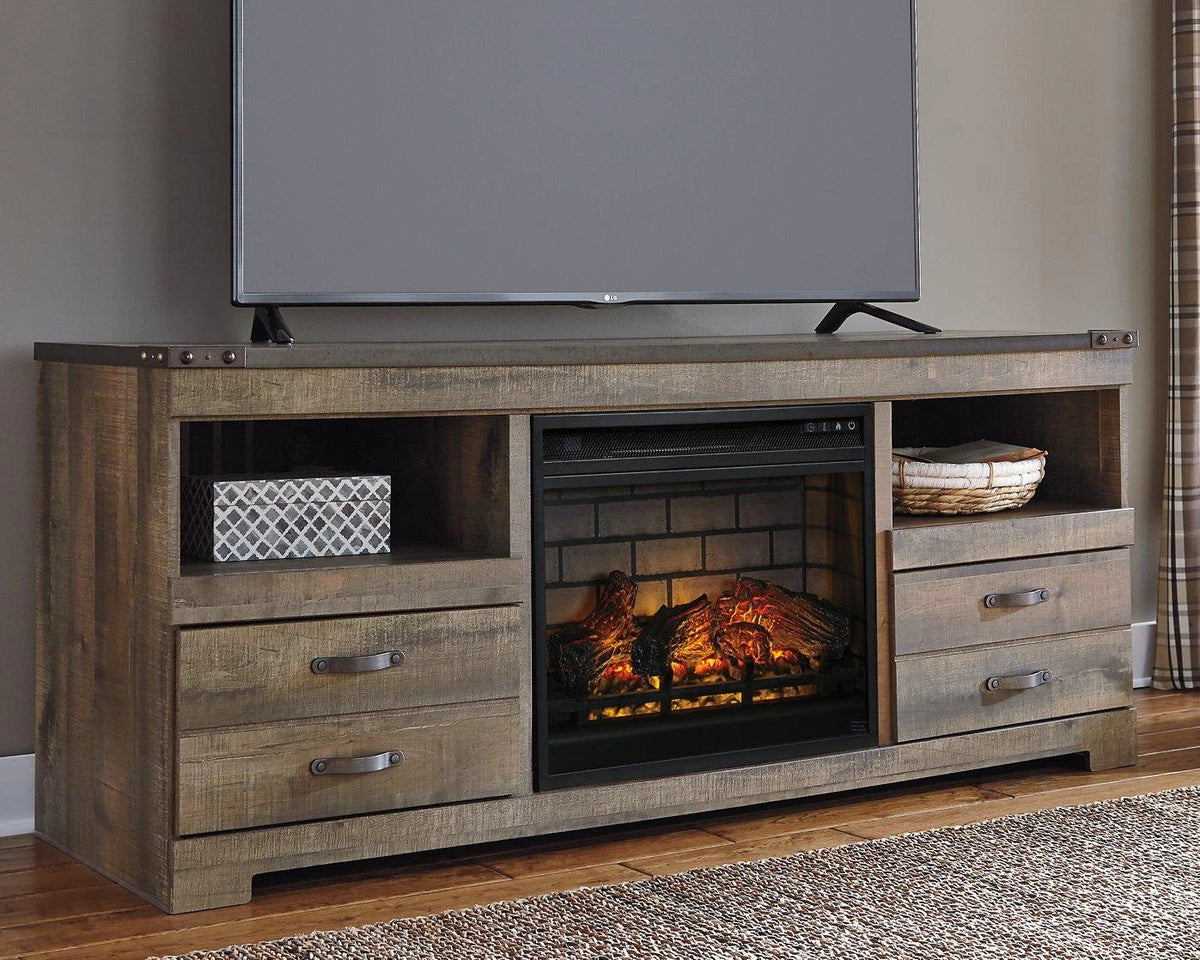 Ashley W446W9 electric fireplace package — view 2