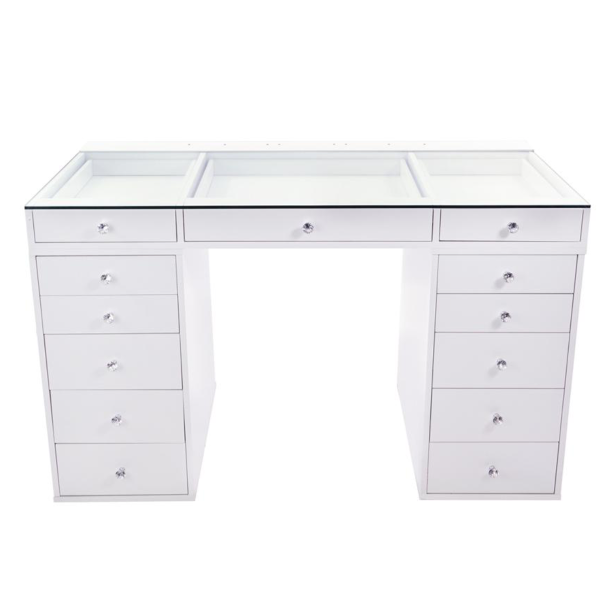 SLAYSTATION PLUS 2.0 Tabletop Vanity Mirror 5 Drawer Unit