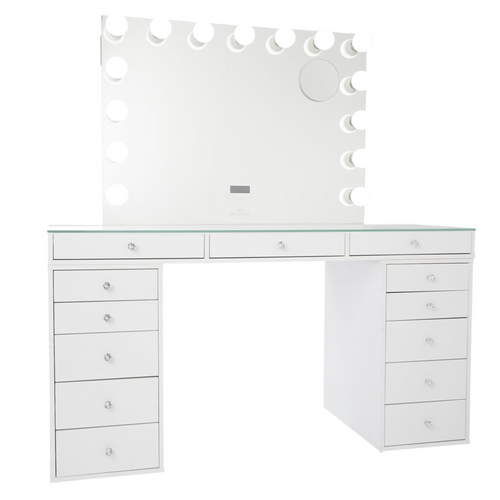 SLAYSTATION® PLUS 2.0 Tabletop + Vanity Mirror + 5 Drawer Unit Bundle